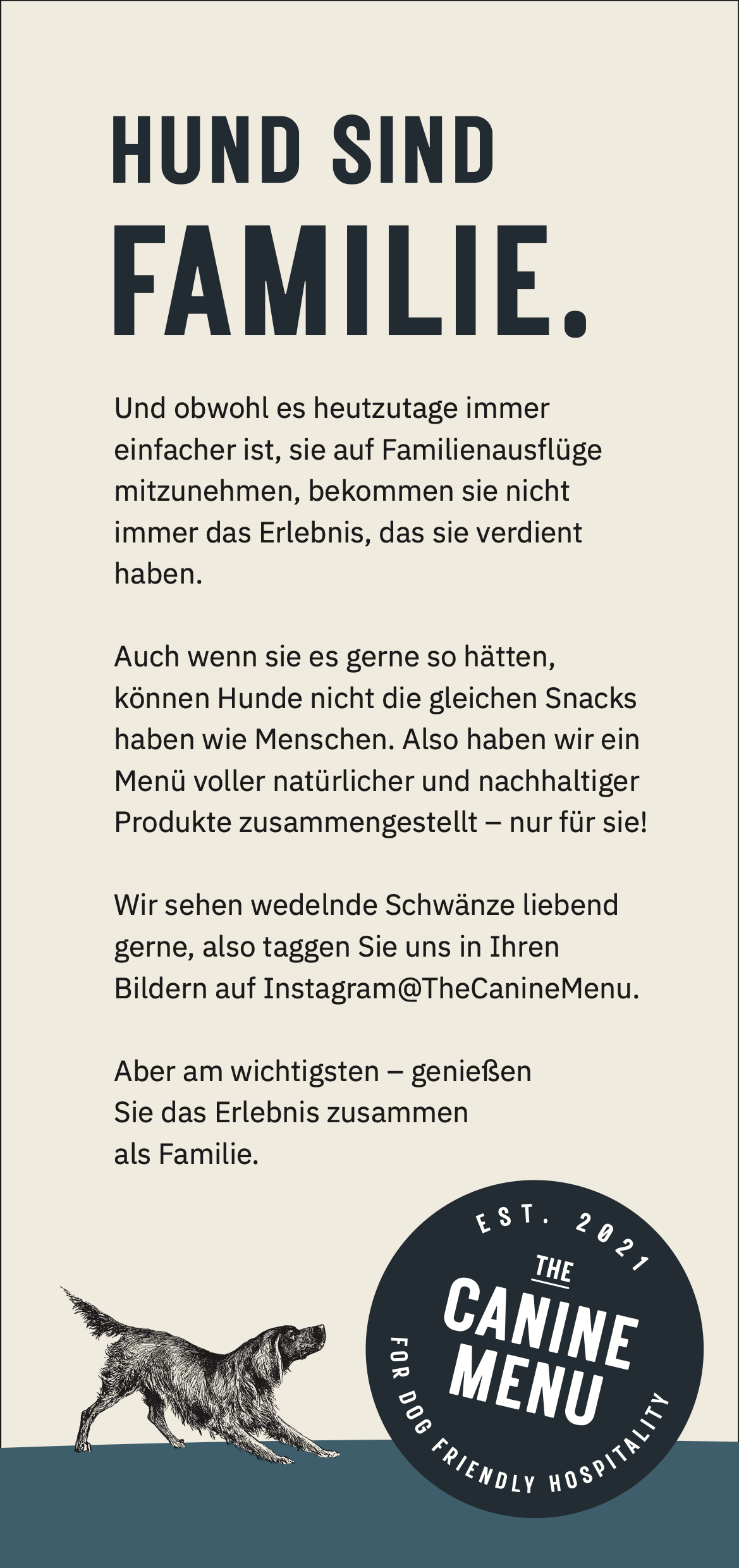 Menukaart - (25 stuks)